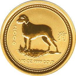 Lunar I Hund 1/10 Unze 2006