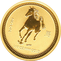 Lunar I Pferd 1/10 Unze 2002