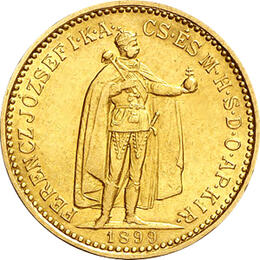 Ungarn 10 Kronen 1892-1912 Doppelmonarchie Österreich Ungarn