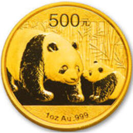 China Panda 1/10 Unze 2010 Goldpanda 50 Yuan