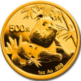 China Panda 1/10 Unze 2007 Goldpanda 50 Yuan