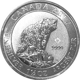 1 1/2 Unze Silber Grizzly 2017 Kanada Royal Mint