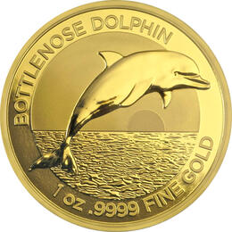 Australien Bottelnose Dolphin 1 Unze Gold 2019