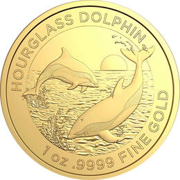 Australien Hourglass Dolphin 1 Unze Gold 2024