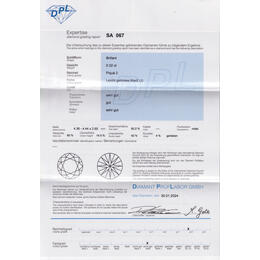 Diamant und Brillant 0,32 Carat mit Zertifikat DPL-SA067