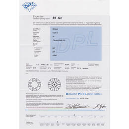 Diamant und Brillant 0,25 Carat mit Zertifikat DPL-SB323