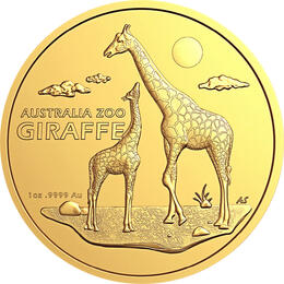 Australien Zoo Giraffe 1 Unze 2024