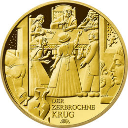 100 Euro Goldmünze 2024 Literatur Krug