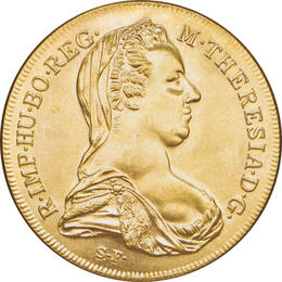 Österreich Maria Theresia Taler 1780 Goldabschalg