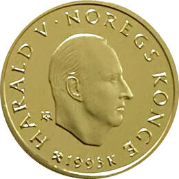 Norwegen 1500 Kronen Gold Lillehammer 1993
