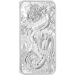 Drache Rectangle Silberbarren 2024