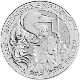 Britannia Liberty Eagle 1 Unze Silber 2024