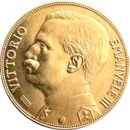 Italien 100 Lire Vittorio Emanuele III 1912