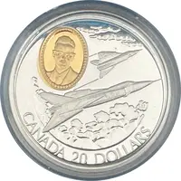 Canada 20 Dollar Aviation 1996 Avro Canada CF-105 Arrow 2-4