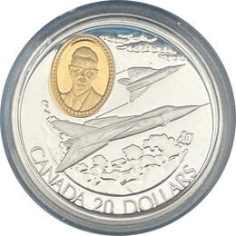 Canada 20 Dollar Aviation 1996 Avro Canada CF-105 Arrow 2-4