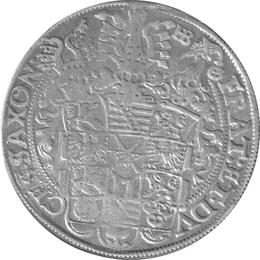 Sachsen Silber Taler 1601 Sachsen-Albertinische Linie Christian Johann Georg August