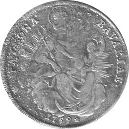 Bayern Madonnentaler 1759 Maximilian III Joseph