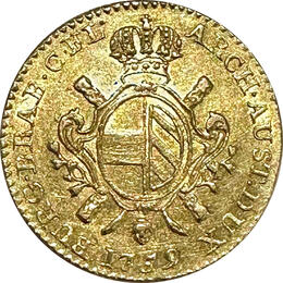 Österreich Sovereign Maria Theresia 1759