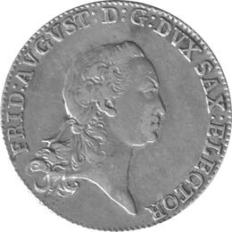 Altdeutschland Sachsen 2-3 Taler 1770 Friedrich August Kurfürst