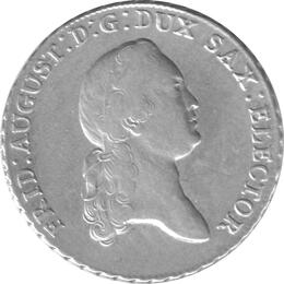Altdeutschland Sachsen Konventionstaler 1772 Friedrich August Kurfürst