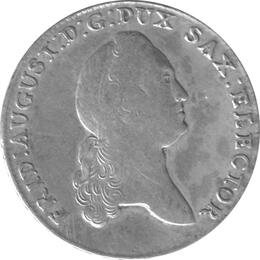 Altdeutschland Sachsen Konventionstaler 1775 Friedrich August Kurfürst