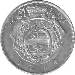 Salzburg Taler 1784 Hieronymus Graf von Colloredo