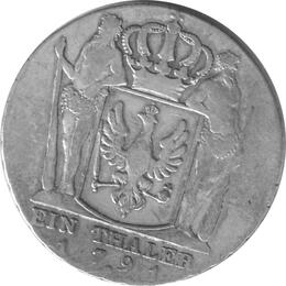 Altdeutschland Brandenburg Preußen Friedrich Wilhelm II 1791