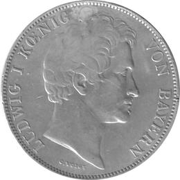 Bayern Ludwig I 1 Gulden 1844