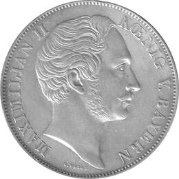 Altdeutschland Bayern Ludwig I Zwei Gulden 1850