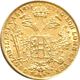 1 Dukat Österreich Franz Joseph 1854