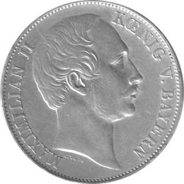 Bayern Ludwig II Vereinstaler 1858