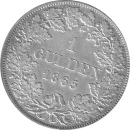 Bayern Ludwig II 1 Gulden 1865