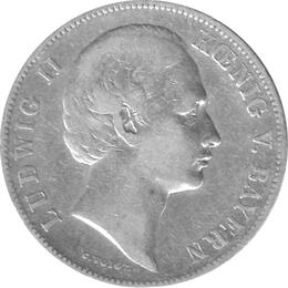 Bayern Ludwig II Vereinstaler 1866