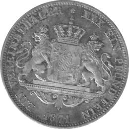 Bayern Ludwig II Vereinstaler 1871