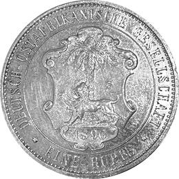 Ostafrika 1 Rupie 1890