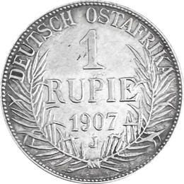 Deutsche Kolonien Ostafrika 1 Rupie 1907