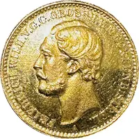20 Mark Kaiserreich 1874 Mecklenburg Strelitz Jaeger 238 Friedrich Wilhelm