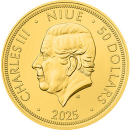 Gold 1 Unze Tschechischer Czech Löwe 2025