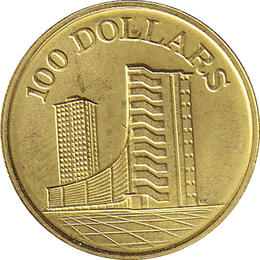 100 Dollar Singapur 1975 Anniversary of Independence
