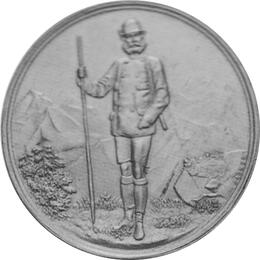 Österreich Silber 1889 Franz Joseph I Bundesschießen in Graz