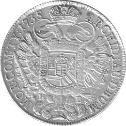 Österreich Habsburg Taler 1735 Karl