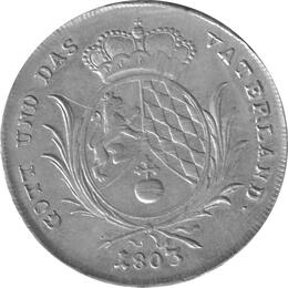Altdeutschland Bayern Maximilian Ioseph Konventionstaler 1803