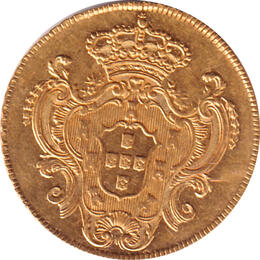 Brasilien 3200 Reis Goldmünze Maria 1802
