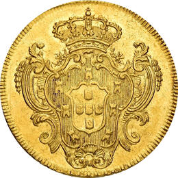 Brasilien 6400 Reis Goldmünze Maria 1794