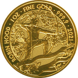 Myths and Legends 1 Unze Gold Robin Hood 2021