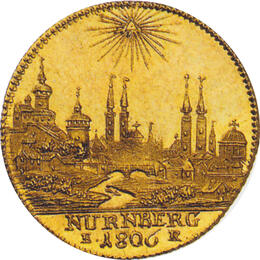 1 Dukaten Nürnberg Lamm 1806