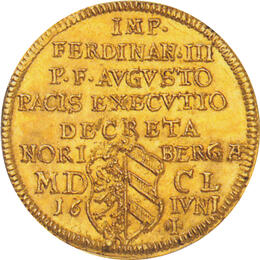 1 Dukaten Nürnberg Ferdinand 1650