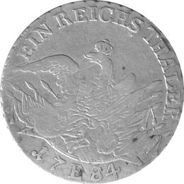 Altdeutschland Preussen Brandenburg Taler 1784