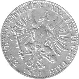 Altdeutschland Preussen Brandenburg Taler 1870