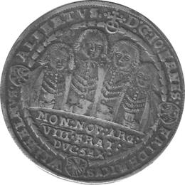Sachsen Silber Taler Johann Ernst und sieben Brüder 1608